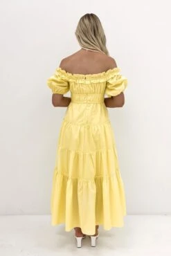 Ryland Midi Dress Yellow -Jean Jail Shop Ryland Midi Dress Yellow bjpg