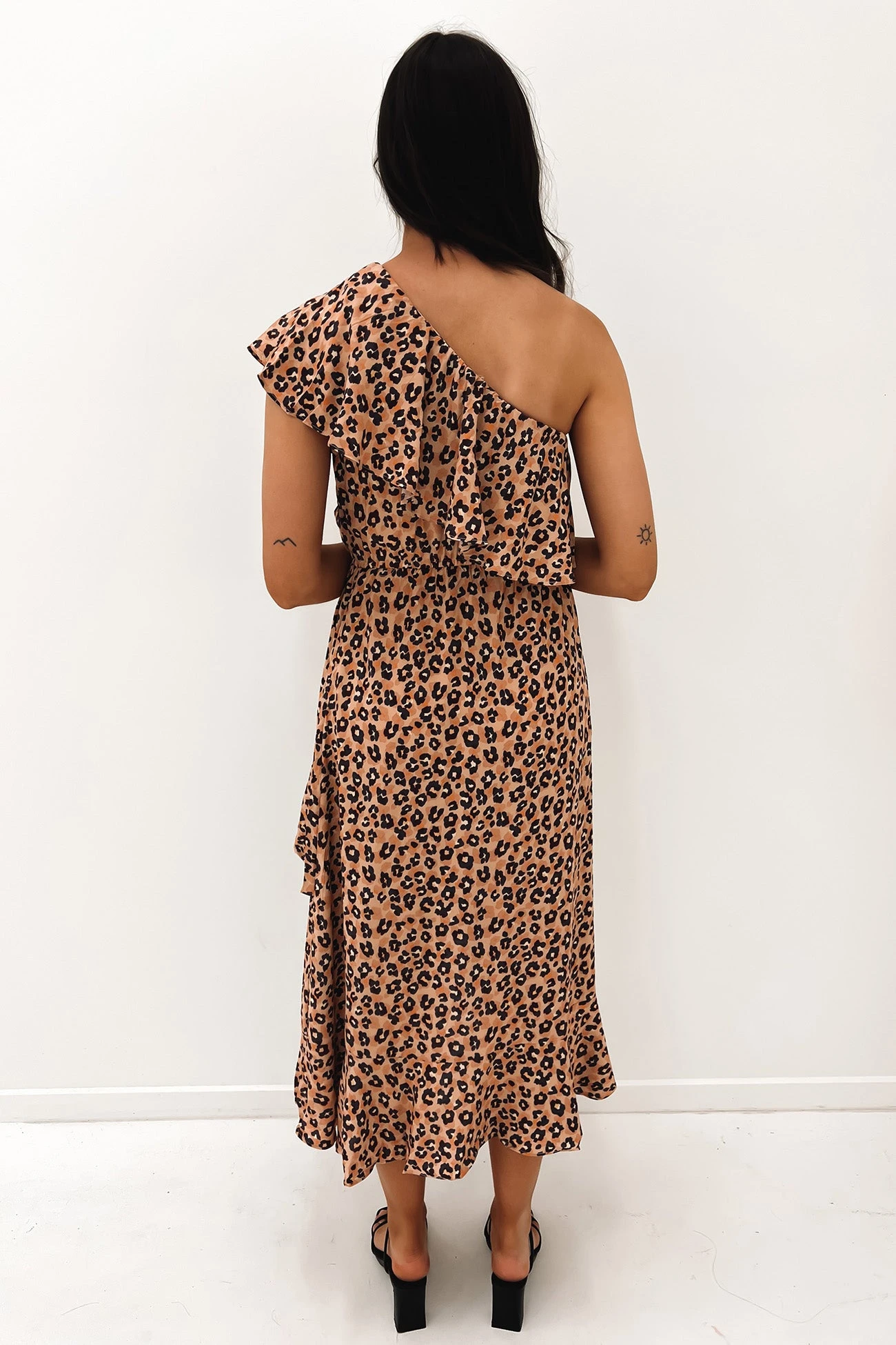 Sandee Midi Dress Leopard 2 Sandee Midi Dress Leopard - Image 2