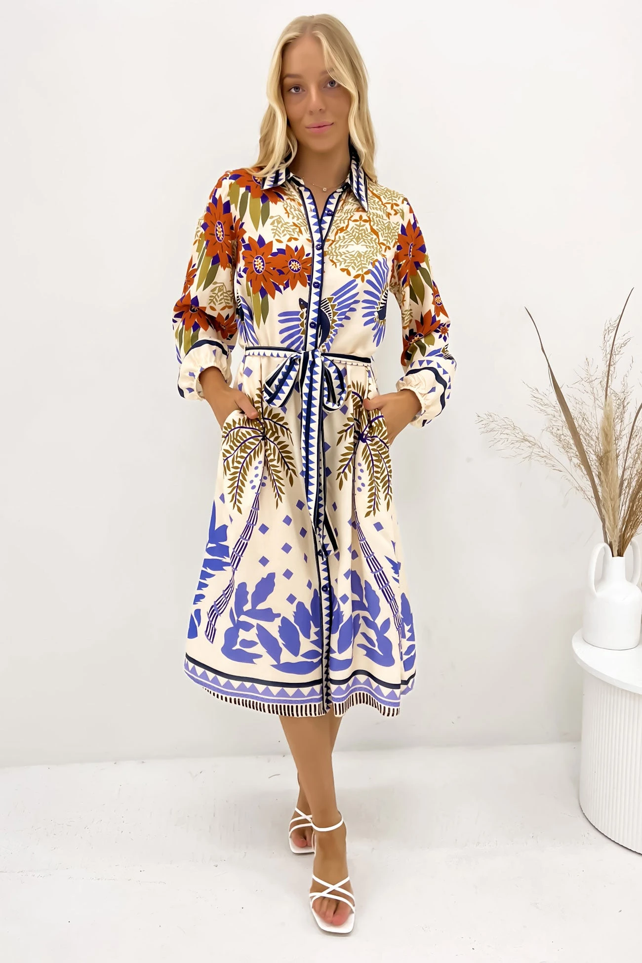 Sasha Midi Dress Tropical Sagrada 2 Sasha Midi Dress Tropical Sagrada - Image 2