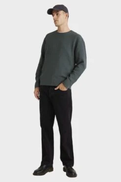 RVCA Duke Crew Knit Olive -Jean Jail Shop Screenshot 2025 03 18 at 105220 amjpg