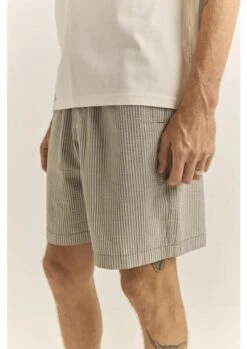 Rhythm Seersucker Stripe Jam Olive