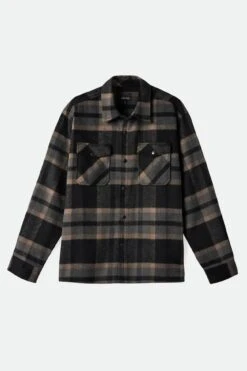 Brixton Selden Soft Brushed Flannel Black Charcoal 7 Brixton Selden Soft Brushed Flannel Black Charcoal -Jean Jail Shop Selden Soft Brushed Flannel Black Charcoal co