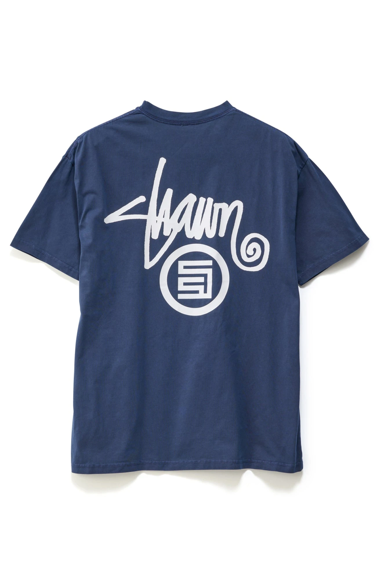 Shawn Dot Tee Washed Navy 2 Shawn Dot Tee Washed Navy - Image 2