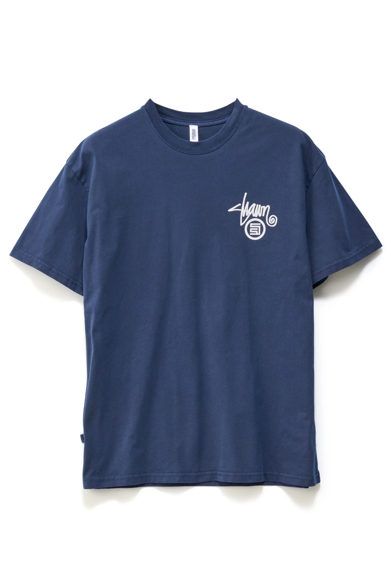 Shawn Dot Tee Washed Navy 1 Shawn Dot Tee Washed Navy
