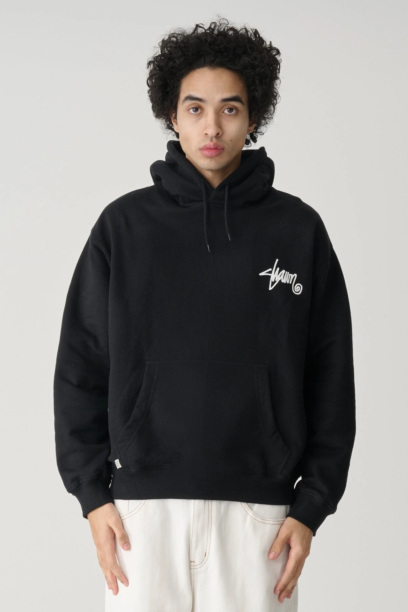 Shawn Script Hood Black 1 Shawn Script Hood Black
