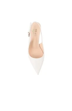 Shayley Slingback Stiletto Chalk White -Jean Jail Shop Shayley Slingback Stiletto Chalk White3jpg