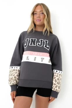 Sienna Leopard Crew Charcoal 8 Sienna Leopard Crew Charcoal -Jean Jail Shop Sienna Leopard Crew Charcoal f7jpg