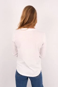 Signature Long Sleeve Tee White 5 Signature Long Sleeve Tee White -Jean Jail Shop Signature Long Sleeve Tee White b