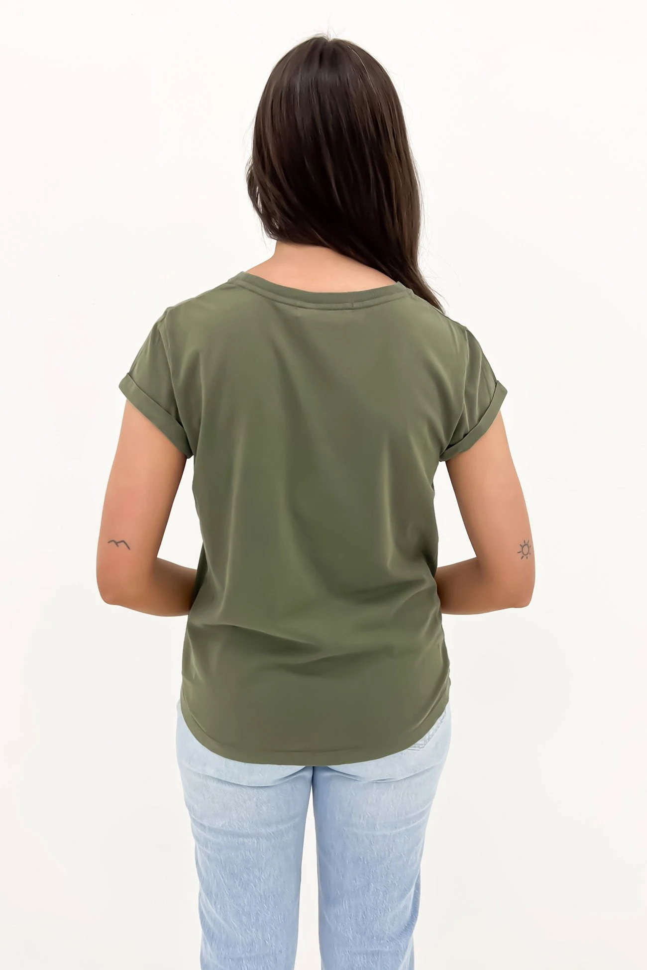 Signature Tee Khaki 3 Signature Tee Khaki - Image 3
