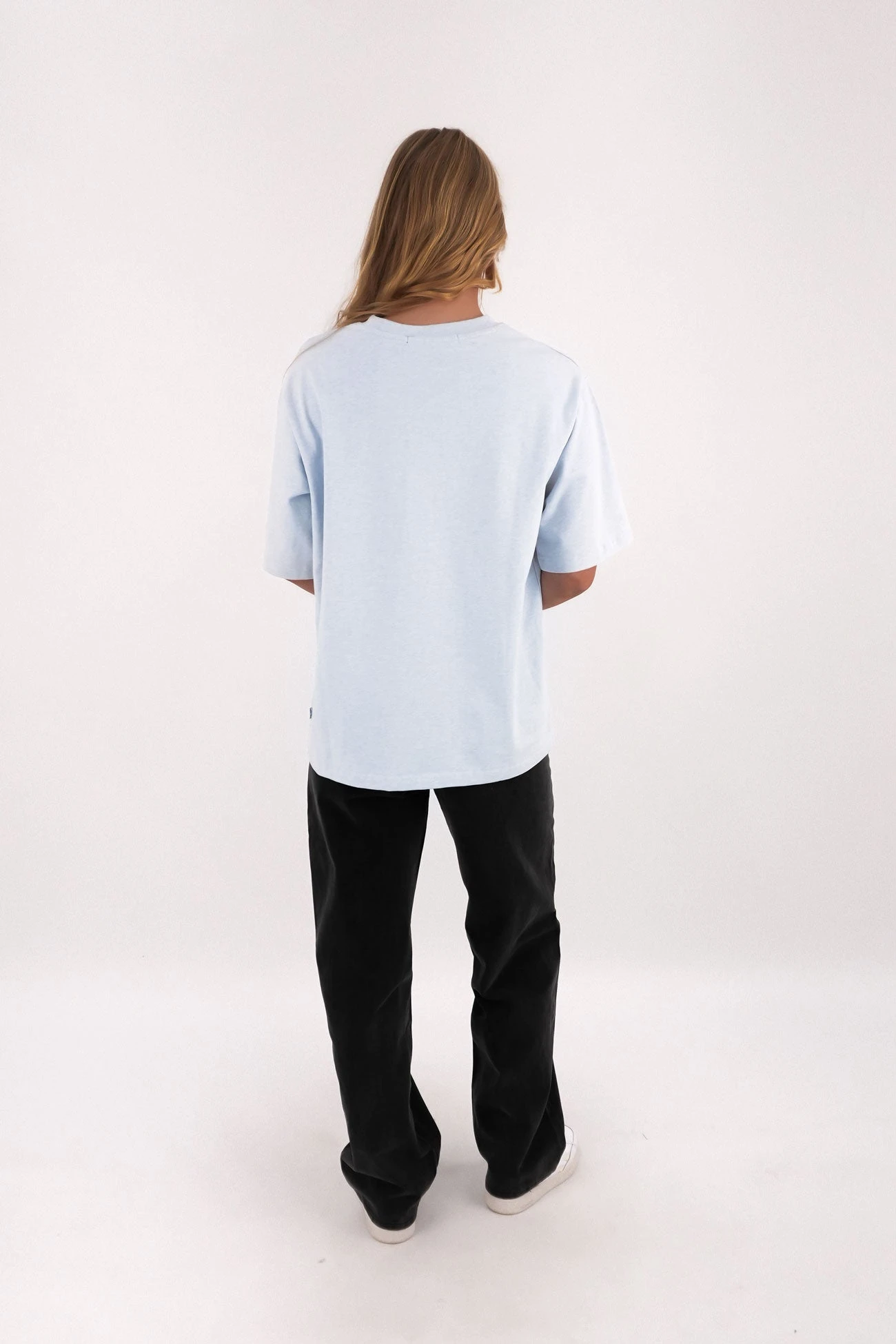 Silent Luxe Tee Blue 4 Silent Luxe Tee Blue - Image 4