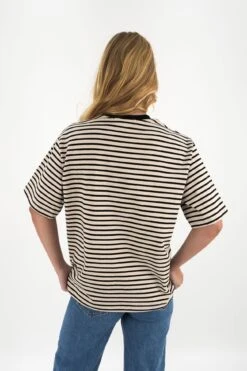 Silent Stripe Short Sleeve Tee Black -Jean Jail Shop Silent Stripe Short Sleeve Tee Black b