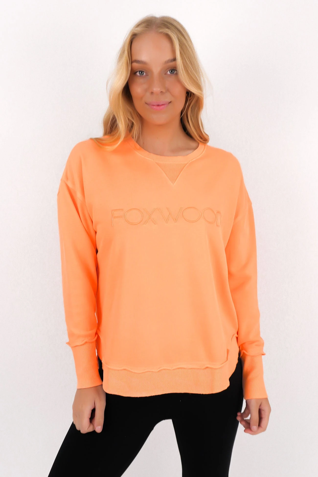 Simplified Crew Neon Peach 1 Simplified Crew Neon Peach
