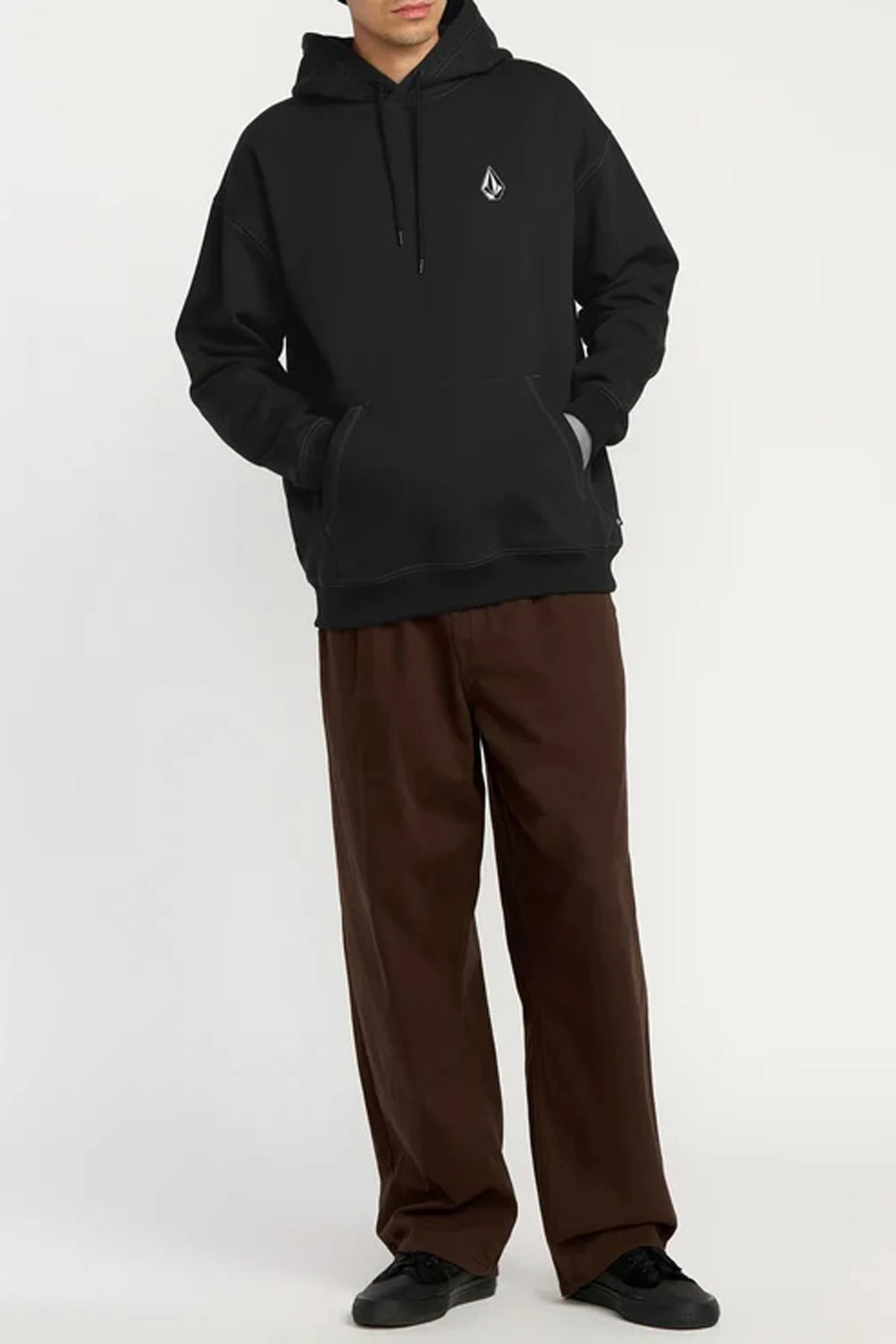 Volcom Skidder Pullover Black 2 Volcom Skidder Pullover Black - Image 2