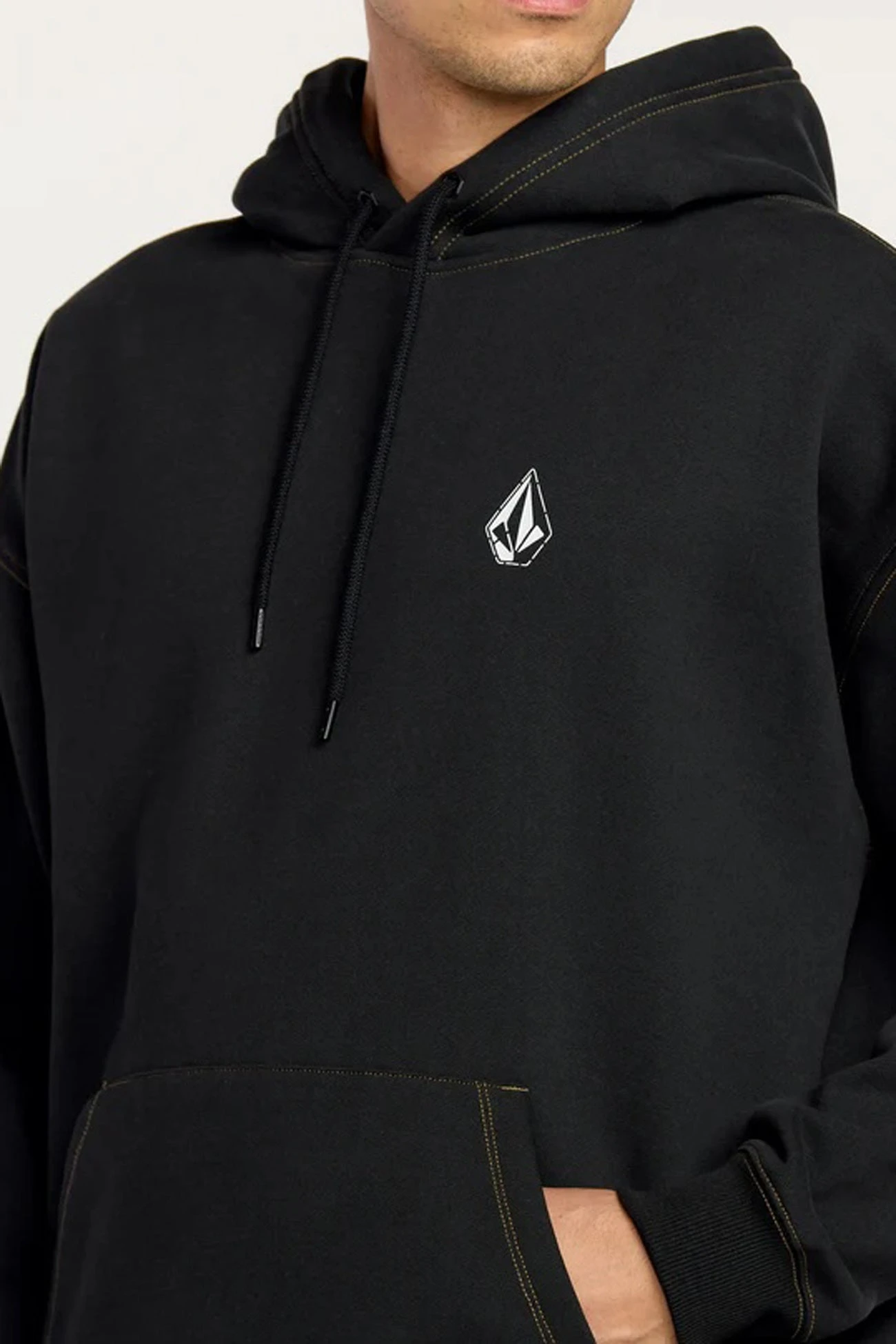 Volcom Skidder Pullover Black 3 Volcom Skidder Pullover Black - Image 3
