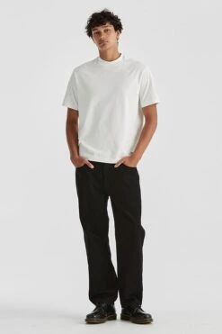 Wrangler Slacker Jean Steele Black -Jean Jail Shop Slacker Jean Steele Black f1jpg