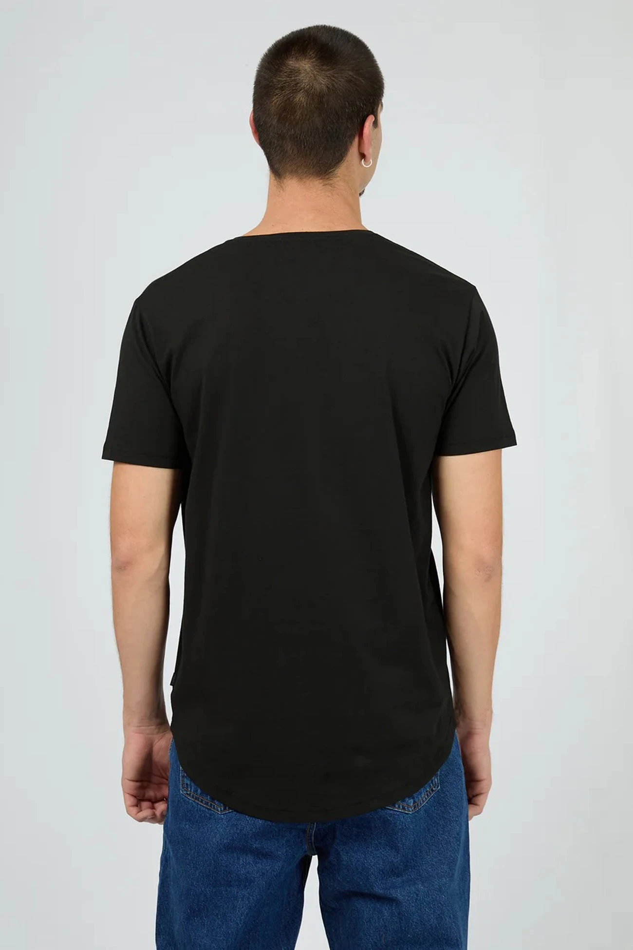 Solid Tail Tee Black 2 Solid Tail Tee Black - Image 2