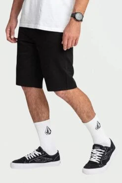 Volcom Solver Lite 5 Pock Short 19" Black -Jean Jail Shop Solver Lite 5 Pock Short 19 Black sjpg