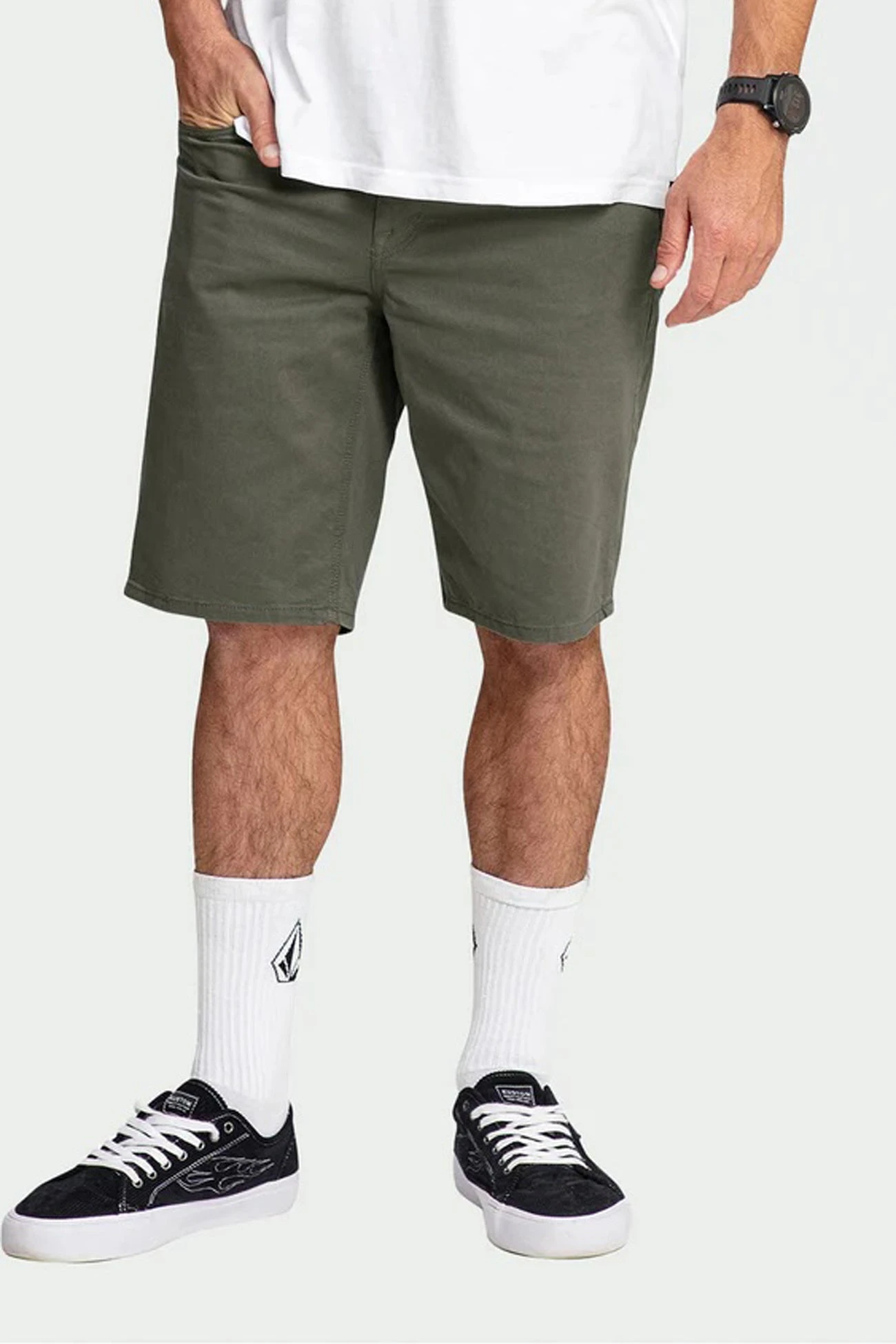 Volcom Solver Lite Pocket Short 19 Army Green Combo 1 Volcom Solver Lite Pocket Short 19 Army Green Combo