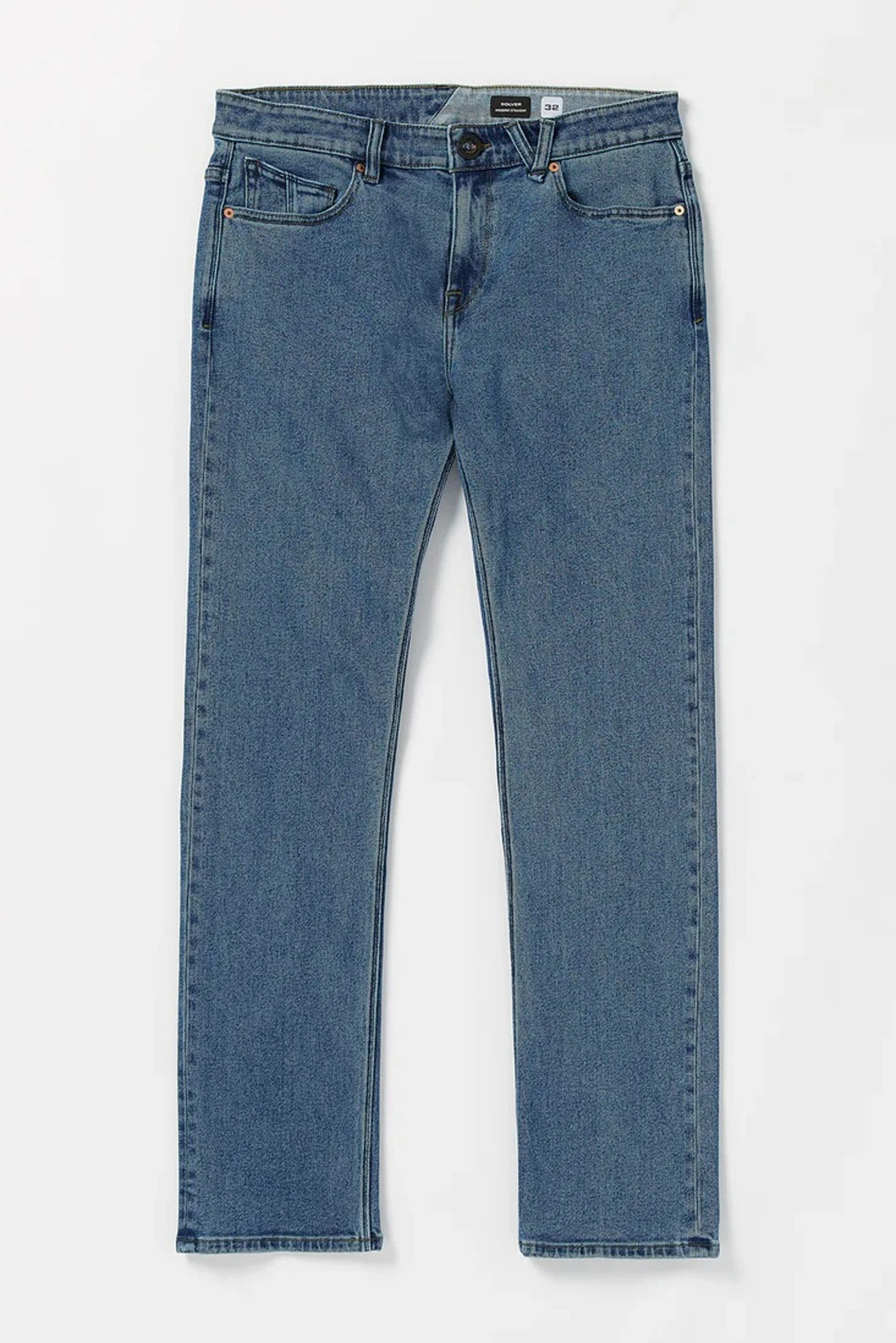 Volcom Solver Modern Fit Jean Washed Blue 4 Volcom Solver Modern Fit Jean Washed Blue - Image 4
