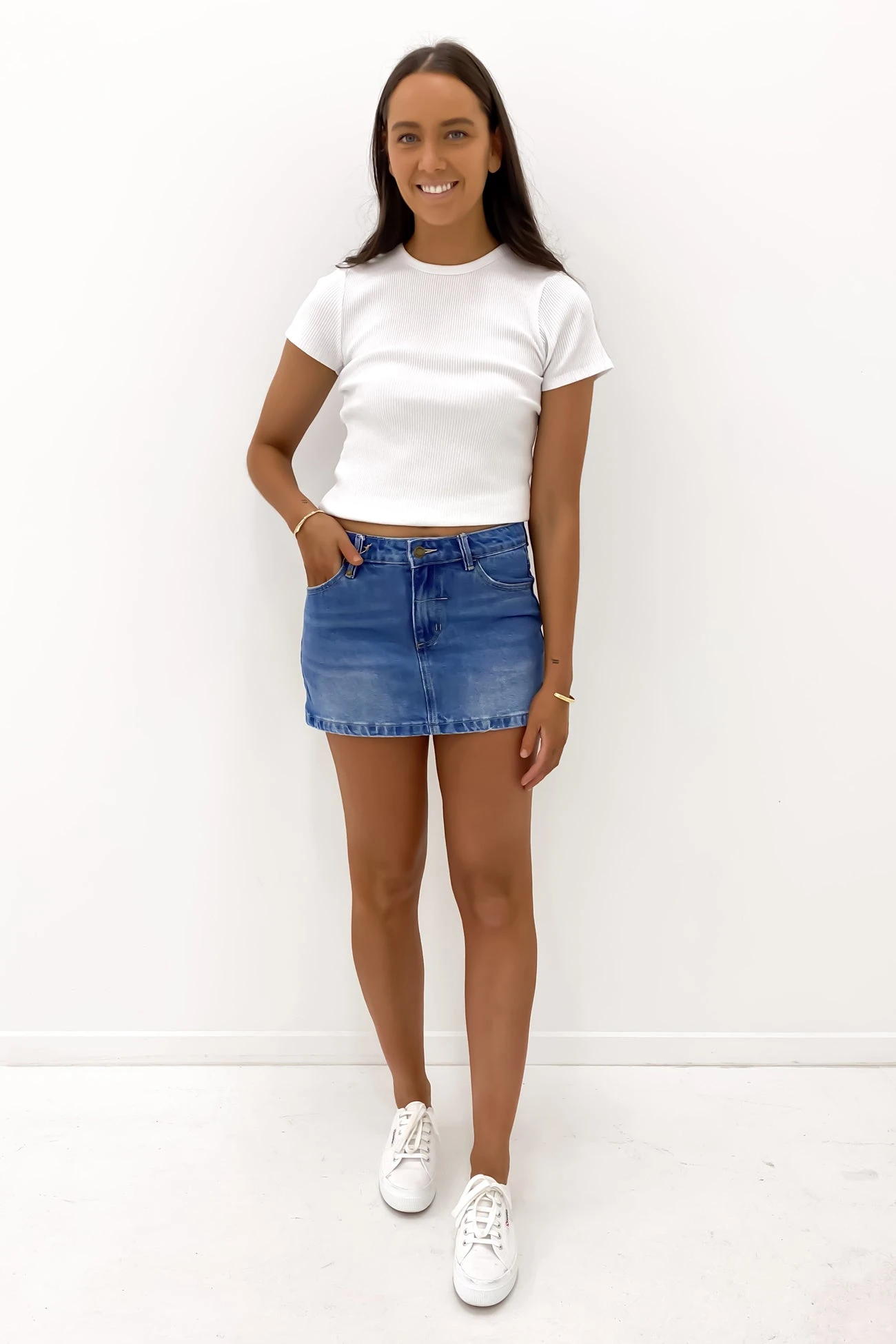 Sophie Skirt Long Ago Blue 1 Sophie Skirt Long Ago Blue