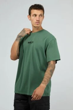 Squared Tee Green -Jean Jail Shop Squared Tee Green s