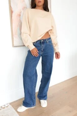 Staple BZ Crew Beige -Jean Jail Shop Staple BZ Crew Beige f1jpg