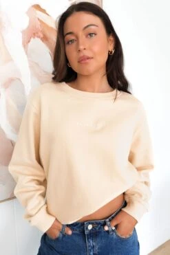 Staple BZ Crew Beige -Jean Jail Shop Staple BZ Crew Beige ffcjpg