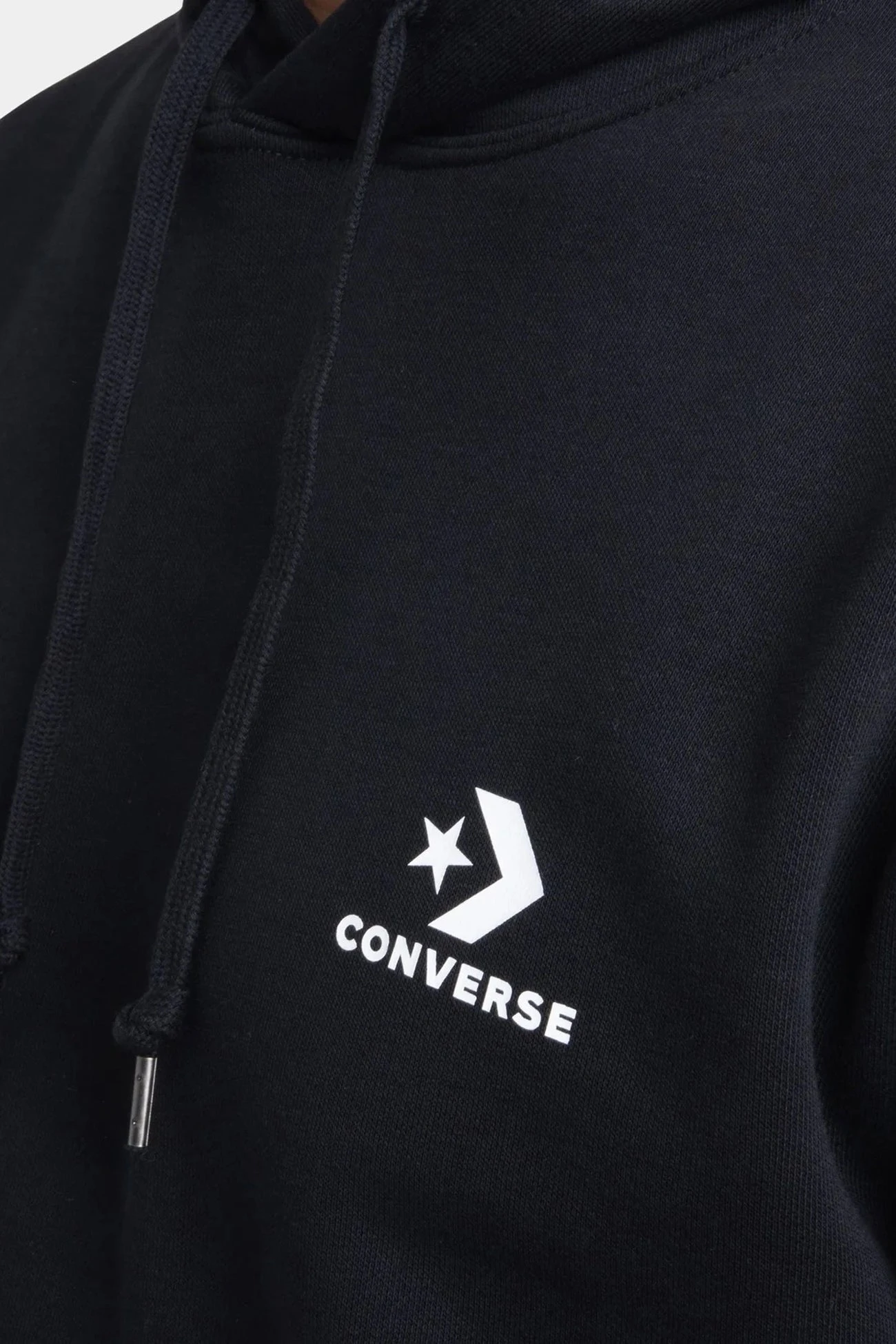 Converse Star Chevron Core Hoodie Black 3 Converse Star Chevron Core Hoodie Black - Image 3