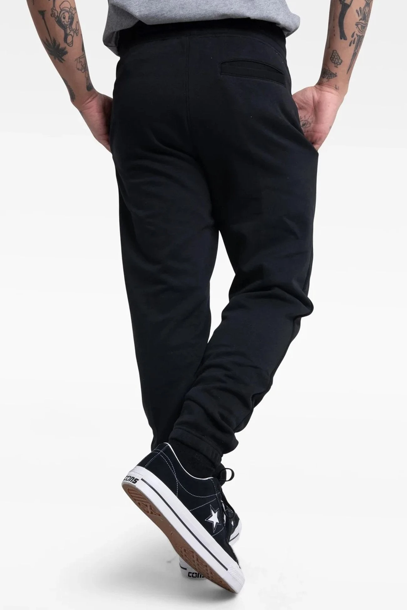 Converse Star Chevron Core Pant Black 4 Converse Star Chevron Core Pant Black - Image 4