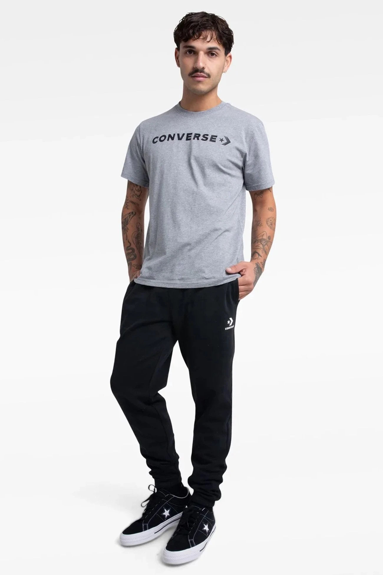 Converse Star Chevron Core Pant Black 2 Converse Star Chevron Core Pant Black - Image 2