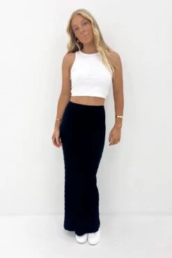 Stassie Maxi Skirt Black -Jean Jail Shop Stassie Maxi Skirt Black f1