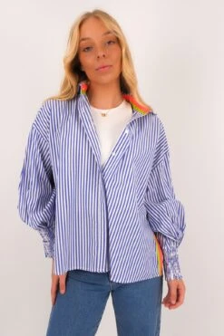 Stella Shirt Blue Stripe