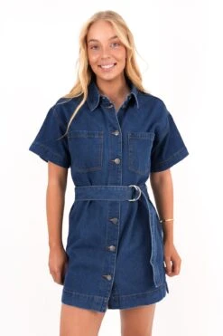 Sunny Denim Dress Heritage Blue