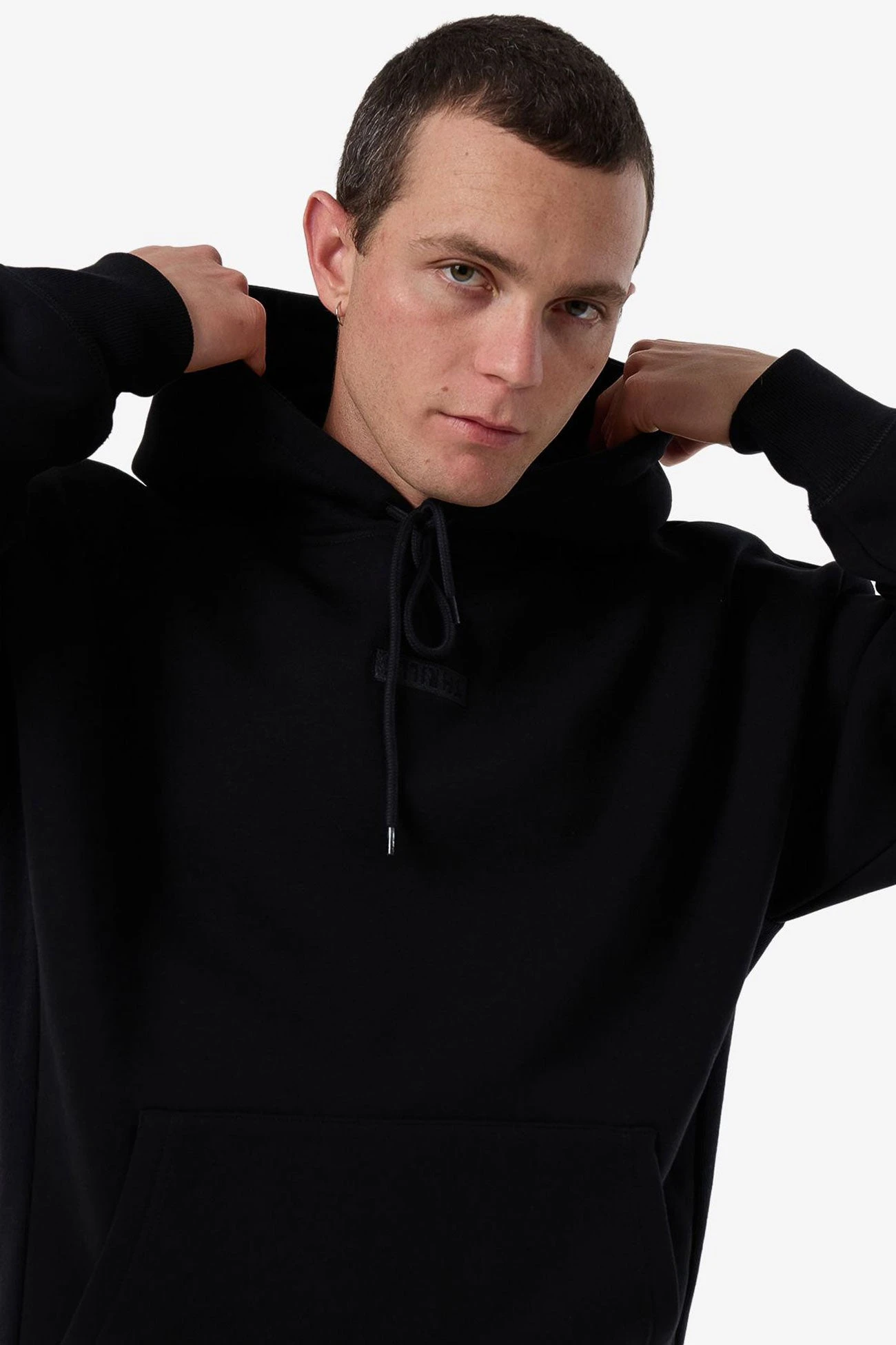 Superior Thrills Slouch Pull On Short Hood Black 4 Superior Thrills Slouch Pull On Short Hood Black - Image 4