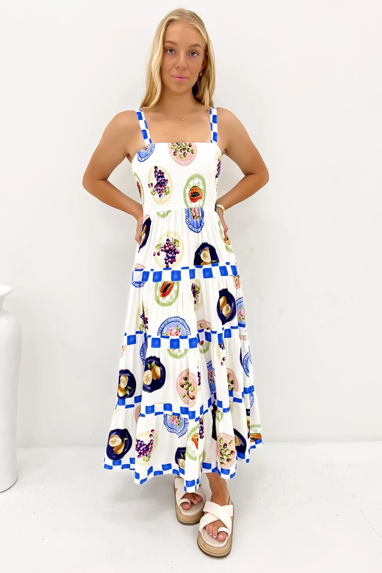 Sylas Midi Dress Milena 1 Sylas Midi Dress Milena