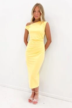 Sylvie Midi Dress Yellow -Jean Jail Shop Sylvie Midi Dress Yellow f4jpg
