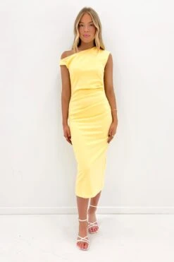 Sylvie Midi Dress Yellow -Jean Jail Shop Sylvie Midi Dress Yellow f6jpg