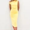 Sylvie Midi Dress Yellow