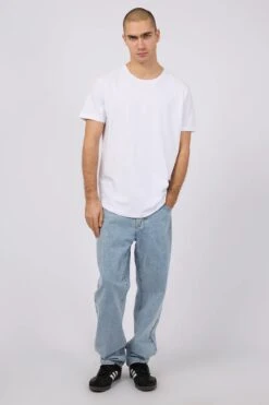 Tail Tee White -Jean Jail Shop Tail Tee White fjpg