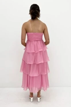 Tansy Midi Dress Pink -Jean Jail Shop Tansy Midi Dress Pink b