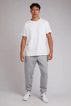 Tech Track Pant Grey Marle -Jean Jail Shop Tech Track Pant Grey Marle 2jpg