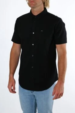 RVCA That'll Do Stretch Short Sleeve Shirt Black