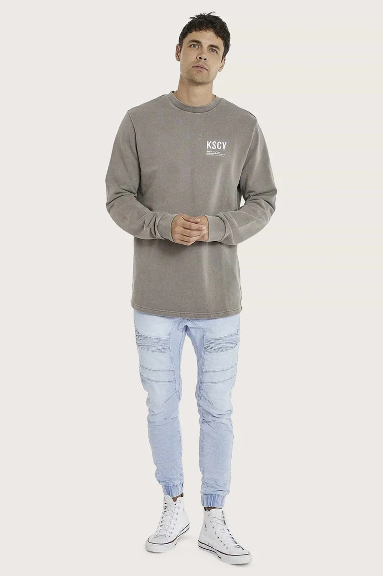 Theory Sweater Pigment Iron 3 Theory Sweater Pigment Iron - Image 3