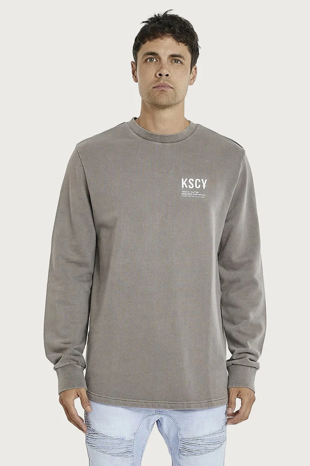 Theory Sweater Pigment Iron 1 Theory Sweater Pigment Iron