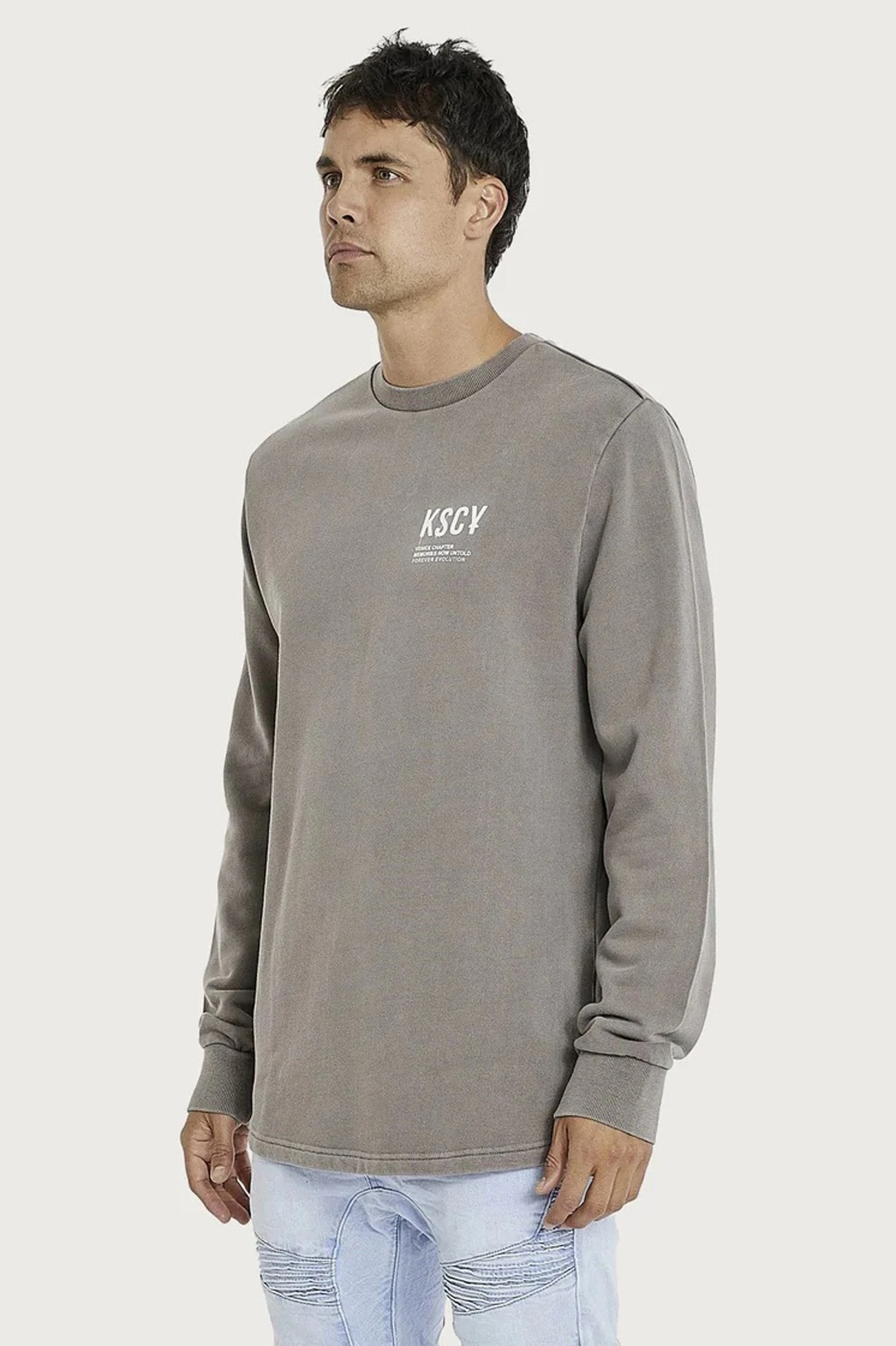 Theory Sweater Pigment Iron 2 Theory Sweater Pigment Iron - Image 2