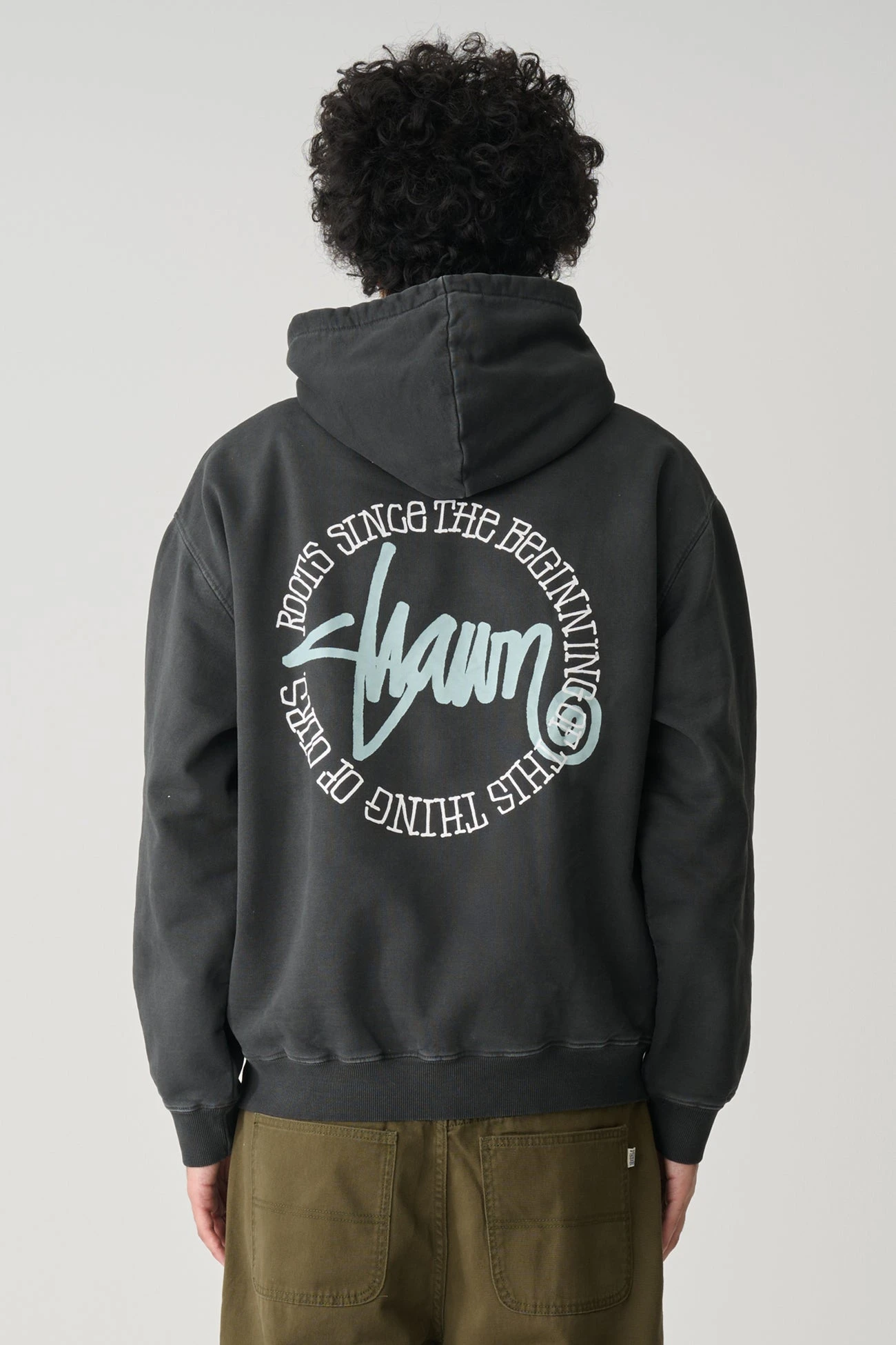 This Thing Dot Hood Washed Black 2 This Thing Dot Hood Washed Black - Image 2