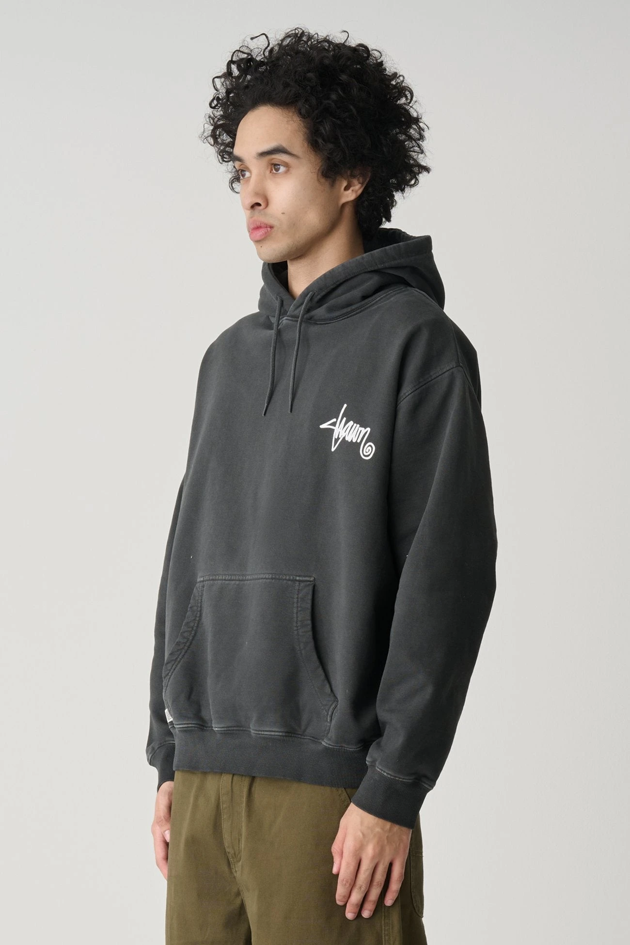 This Thing Dot Hood Washed Black 3 This Thing Dot Hood Washed Black - Image 3