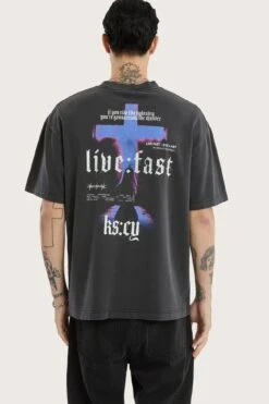 Thunder Street Tee Pigment Black -Jean Jail Shop Thunder Street Tee Pigment Black3