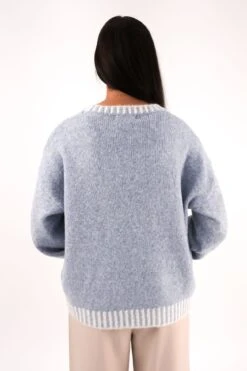 Tilly Knit Jumper Blue 9 Tilly Knit Jumper Blue -Jean Jail Shop Tilly Knit Jumper Blue b
