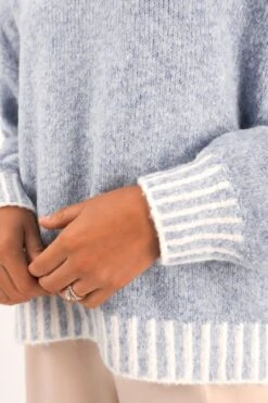 Tilly Knit Jumper Blue 8 Tilly Knit Jumper Blue -Jean Jail Shop Tilly Knit Jumper Blue c